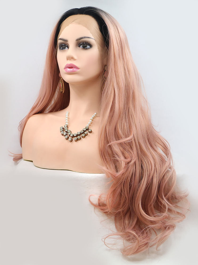 Caramel Synthetic Lace Front Wig