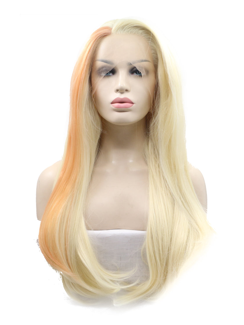 Creamy Synthetic Lace Front Wig