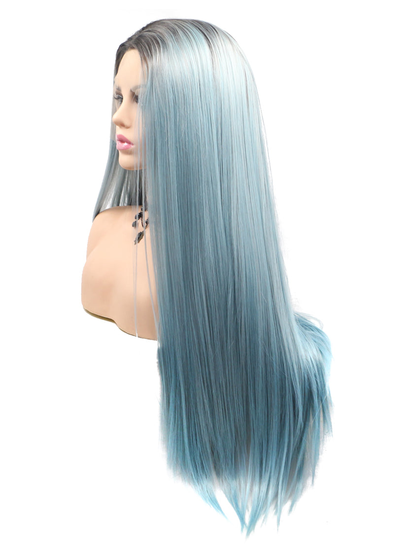 Cerulean Synthetic Lace Front Wig