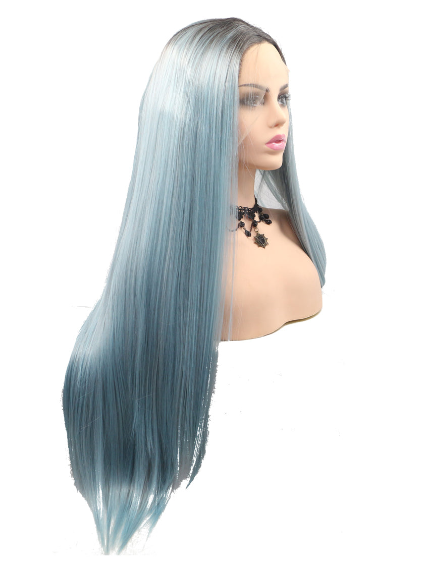Cerulean Synthetic Lace Front Wig