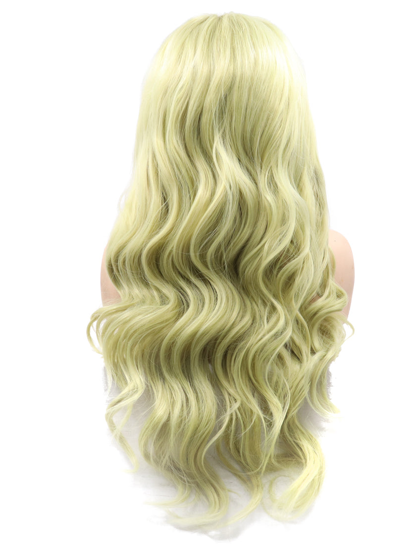 Mustard Synthetic Lace Front Wig