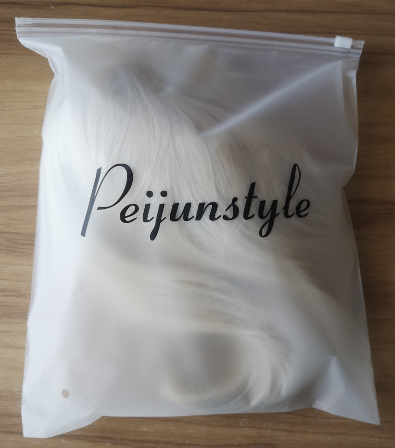 Peijunstyle Synthetic Lace Front Wig Blonde