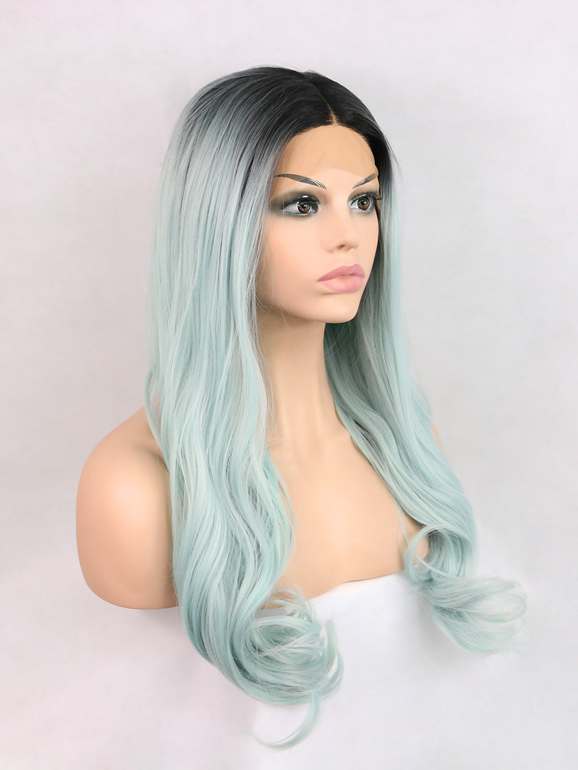 Mint Synthetic Lace Front Wig